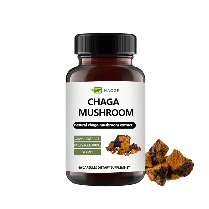 Chaga -svampkapslar